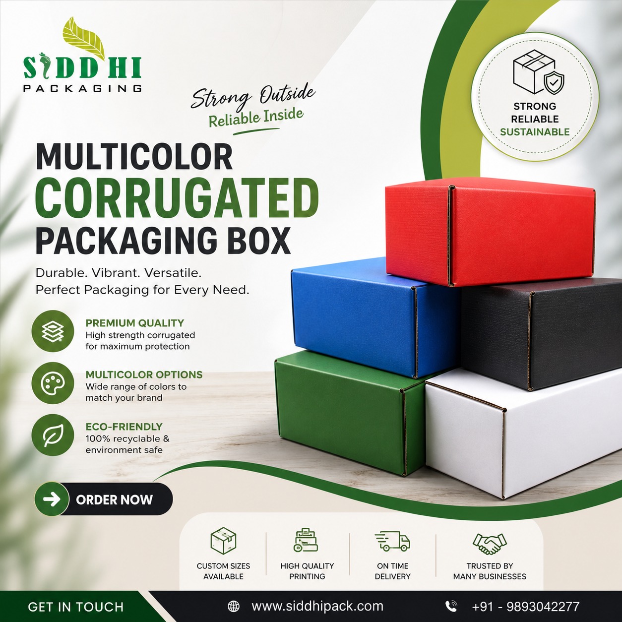 Multicolor Corrugated Boxes in Indore